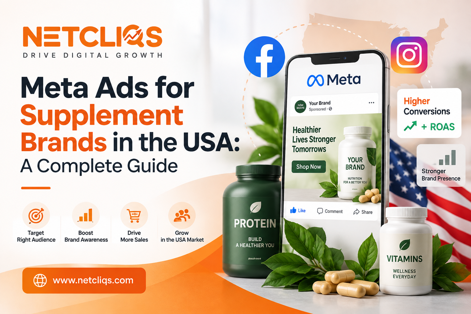 Meta Ads for Supplement Brands in the USA